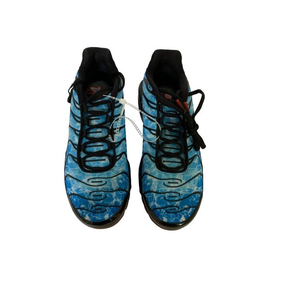 NWOT Nike Air Max Plus Shark Attack Blue with Red/Black Bottom Size 9.5 Mens - Picture 1 of 15